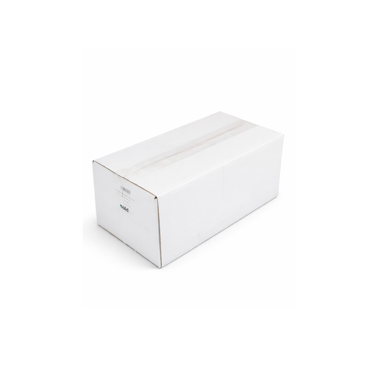White rectangular box on a white background